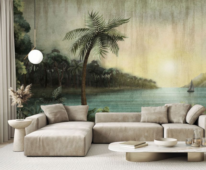 Luxury wall mural, Palm trees, sea, Z77581, Savana, Zambaiti Parati