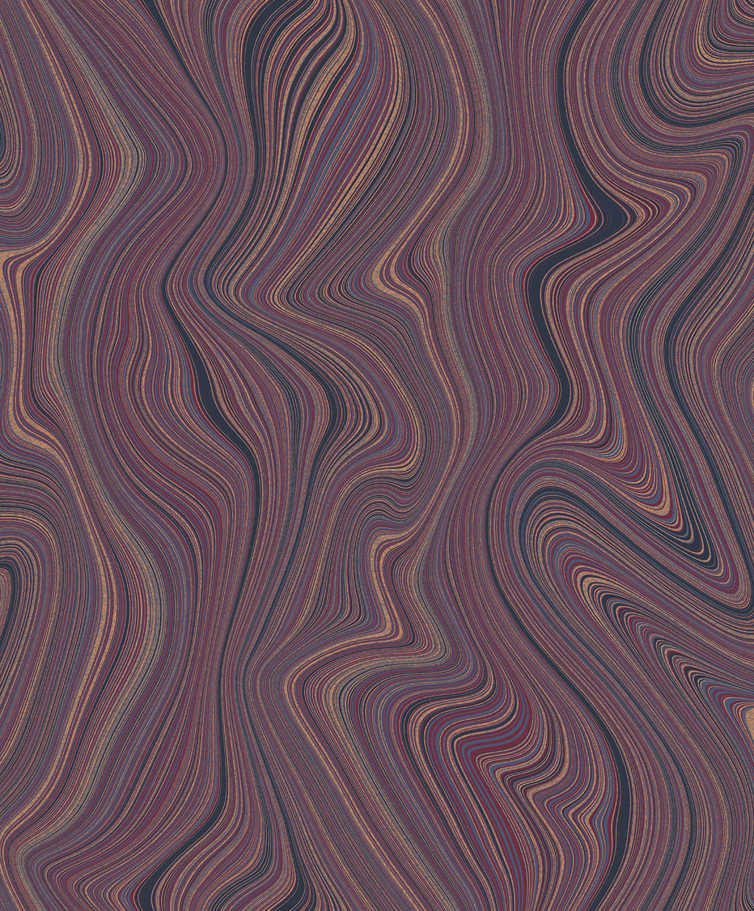 Non-woven wallpaper, lines, blue-violet, SO27050, Soleado, Decoprint