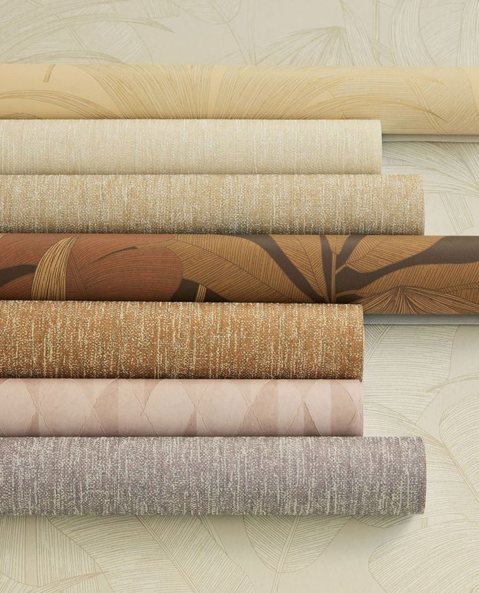 Beige wallpaper with leaves, 333511, Festival, Eijffinger