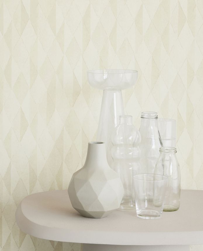 Green geometric pattern wallpaper, 333541, Festival, Eijffinger
