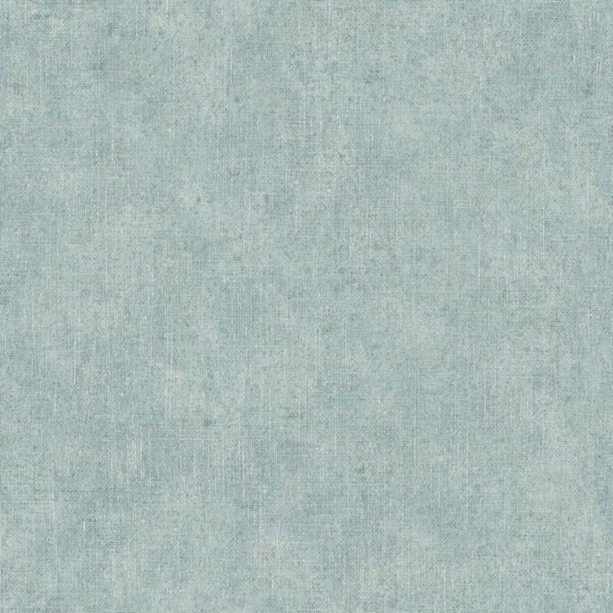Non-woven wallpaper, turquoise, fabric imitation, NHW1004, Perla, Decoprint