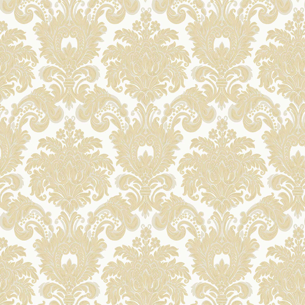 Gold-beige non-woven baroque wallpaper, 33322, Tradizioni, Cristiana Masi by Parato