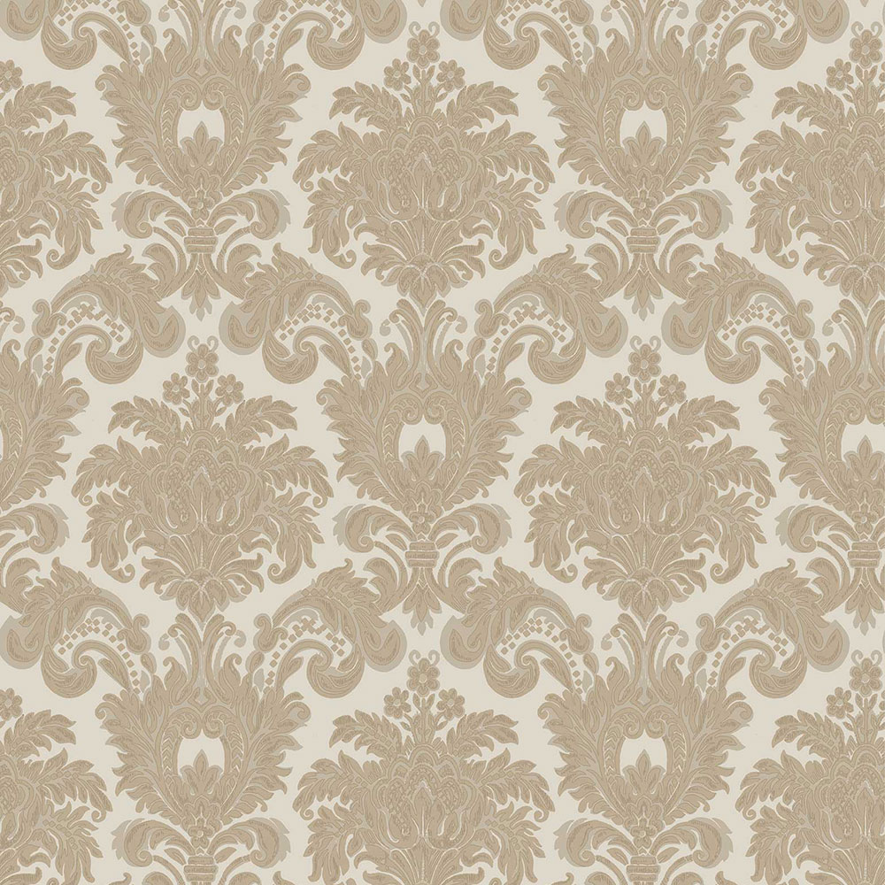 Gold-beige non-woven baroque wallpaper, 33324, Tradizioni, Cristiana Masi by Parato