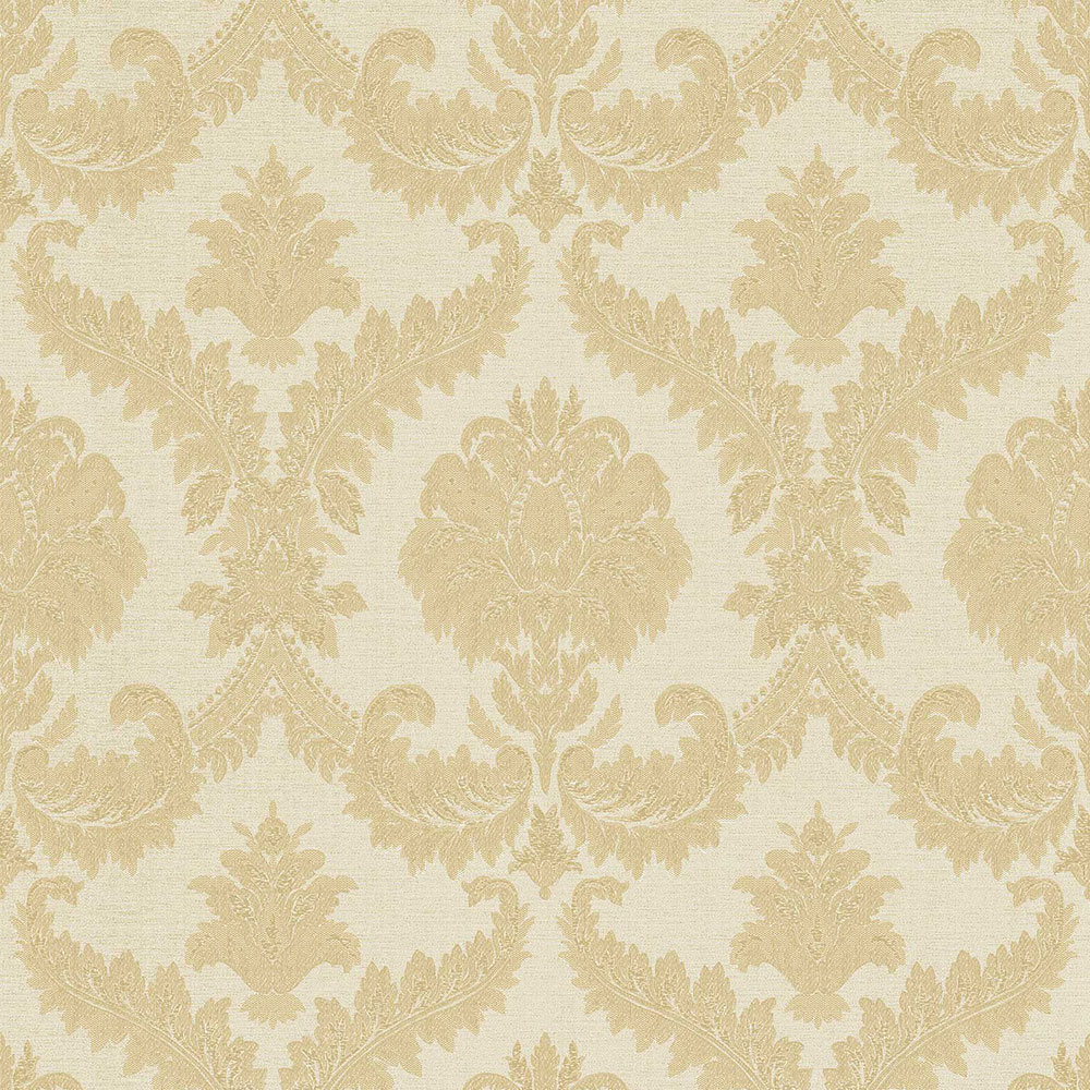 Gold-beige non-woven baroque wallpaper, 33332, Tradizioni, Cristiana Masi by Parato