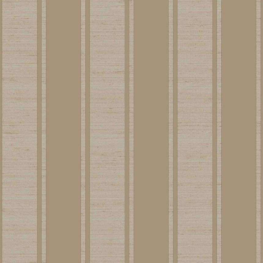 Sand color non-woven striped wallpaper, 33367, Tradizioni, Cristiana Masi by Parato