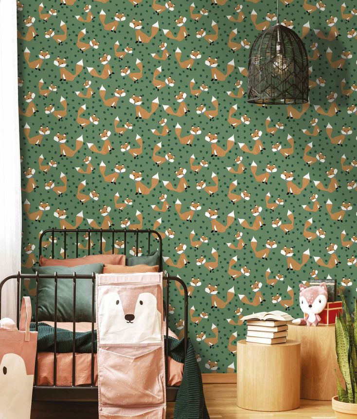 Blue children's wallpaper with animals, 17116, MiniMe, Cristiana Masi by Parato