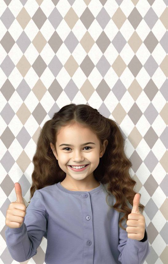 Non-woven wallpaper, diamonds, 17123, MiniMe, Cristiana Masi by Parato