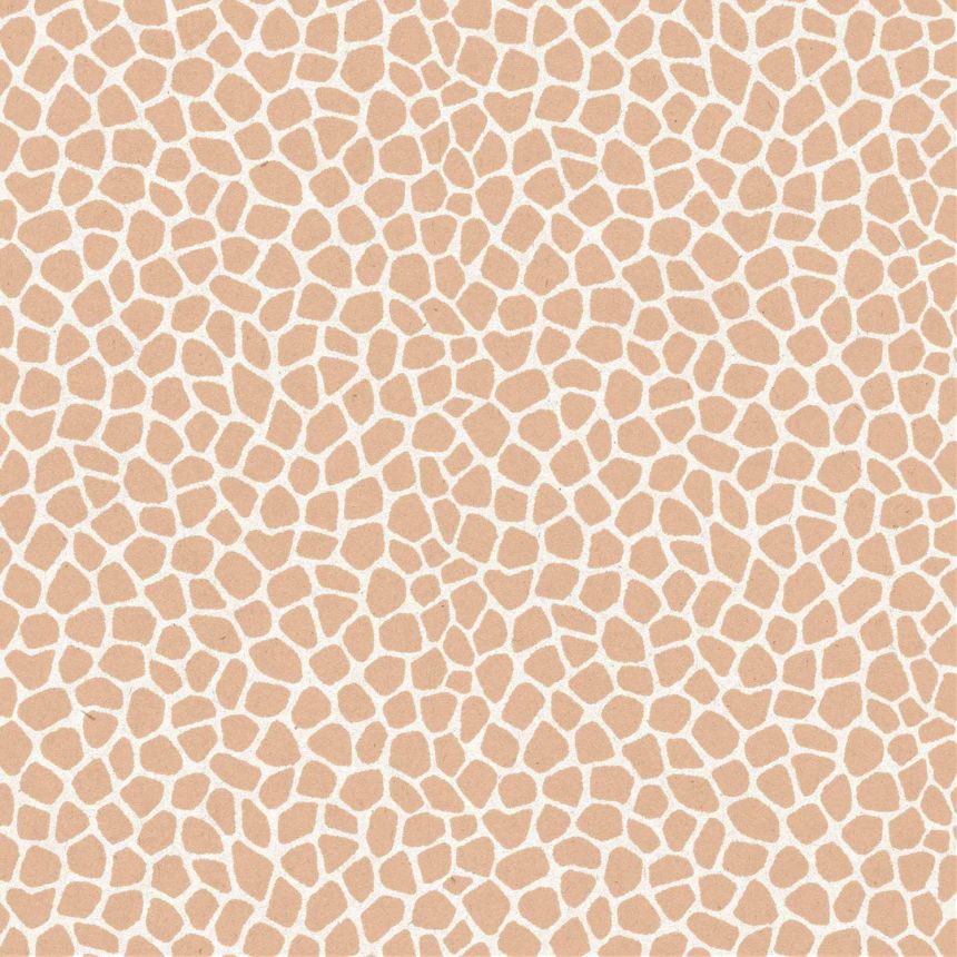 Brown-white non-woven wallpaper, 17182, MiniMe, Cristiana Masi by Parato