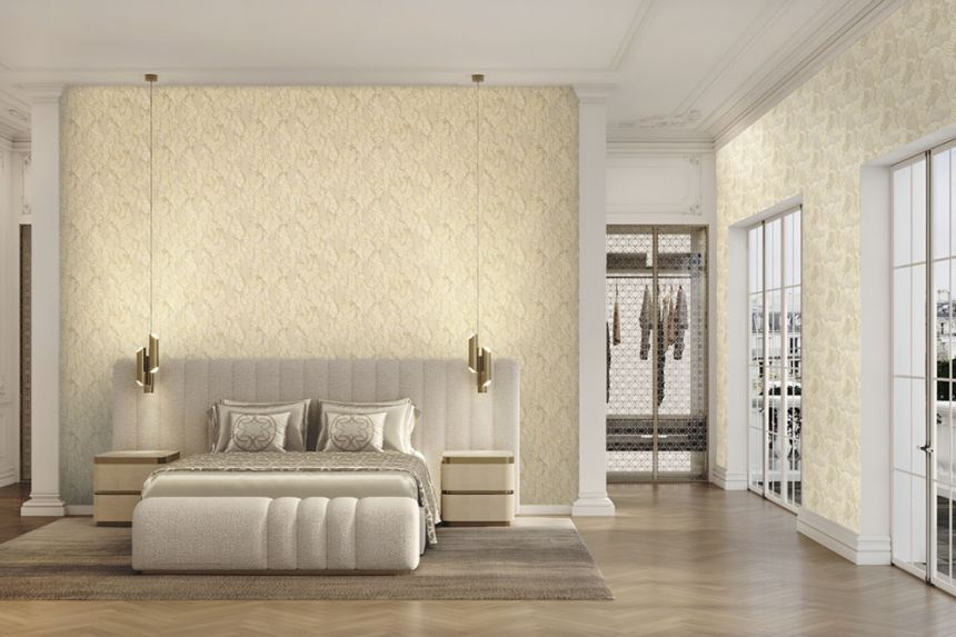Luxury gray-beige wallpaper, stucco plaster, Z34905, Elie Saab 2