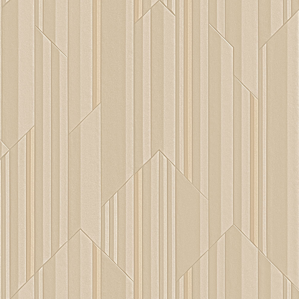 Luxury beige geometric wallpaper, Z34918, Elie Saab 2