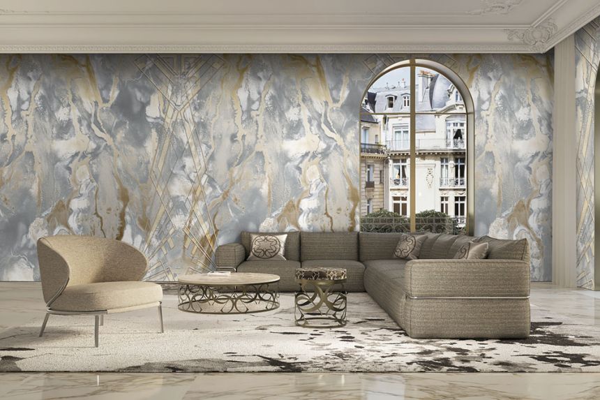 Luxury wall mural, Art Deco, marble, Z34959, Elie Saab 2