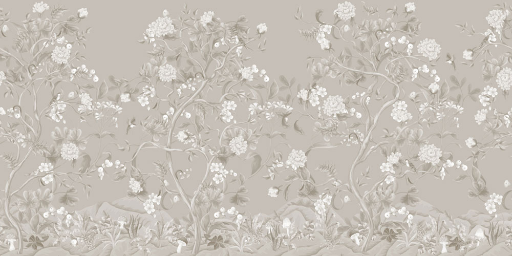 Luxury wall mural, Landscape with flowers, Z34979, Elie Saab 2