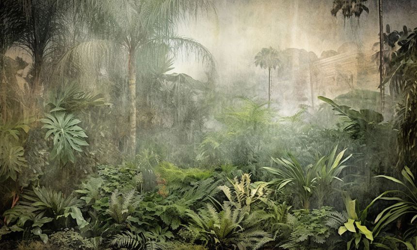 Luxury wall mural, Tropical forest, Z34986, Elie Saab