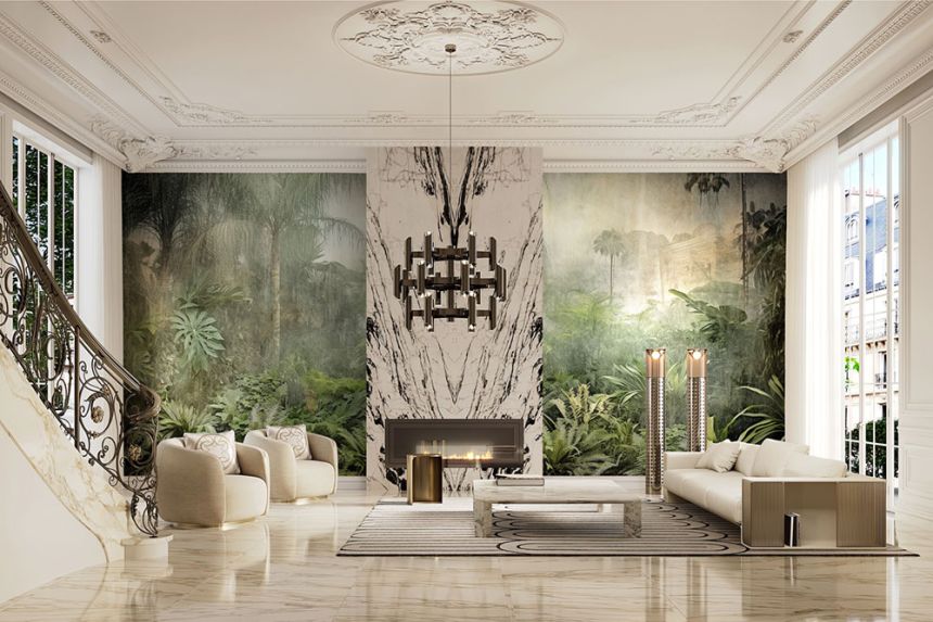 Luxury wall mural, Tropical forest, Z34986, Elie Saab