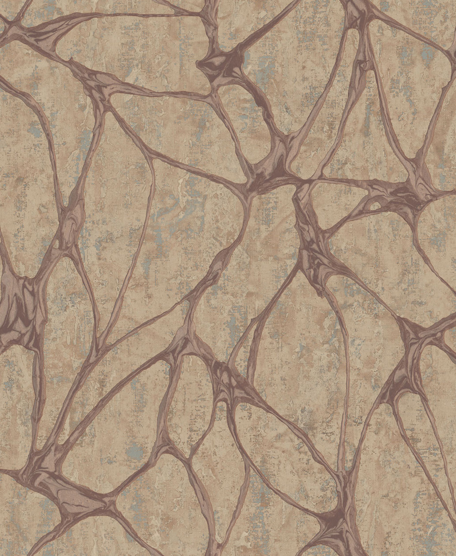 Luxury bronze wallpaper with a distinctive metallic pattern, 56825, Aurum II, Limonta