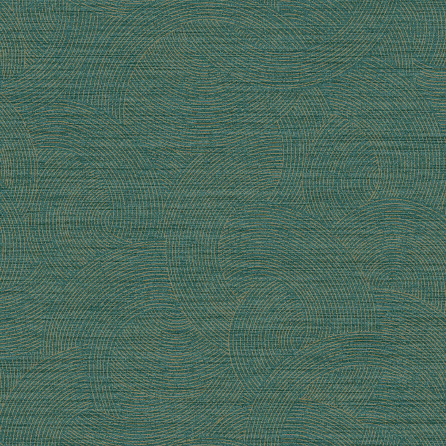 Geometric non-woven wallpaper, green-gold, PH3309, Perfect Harmony, Grandeco