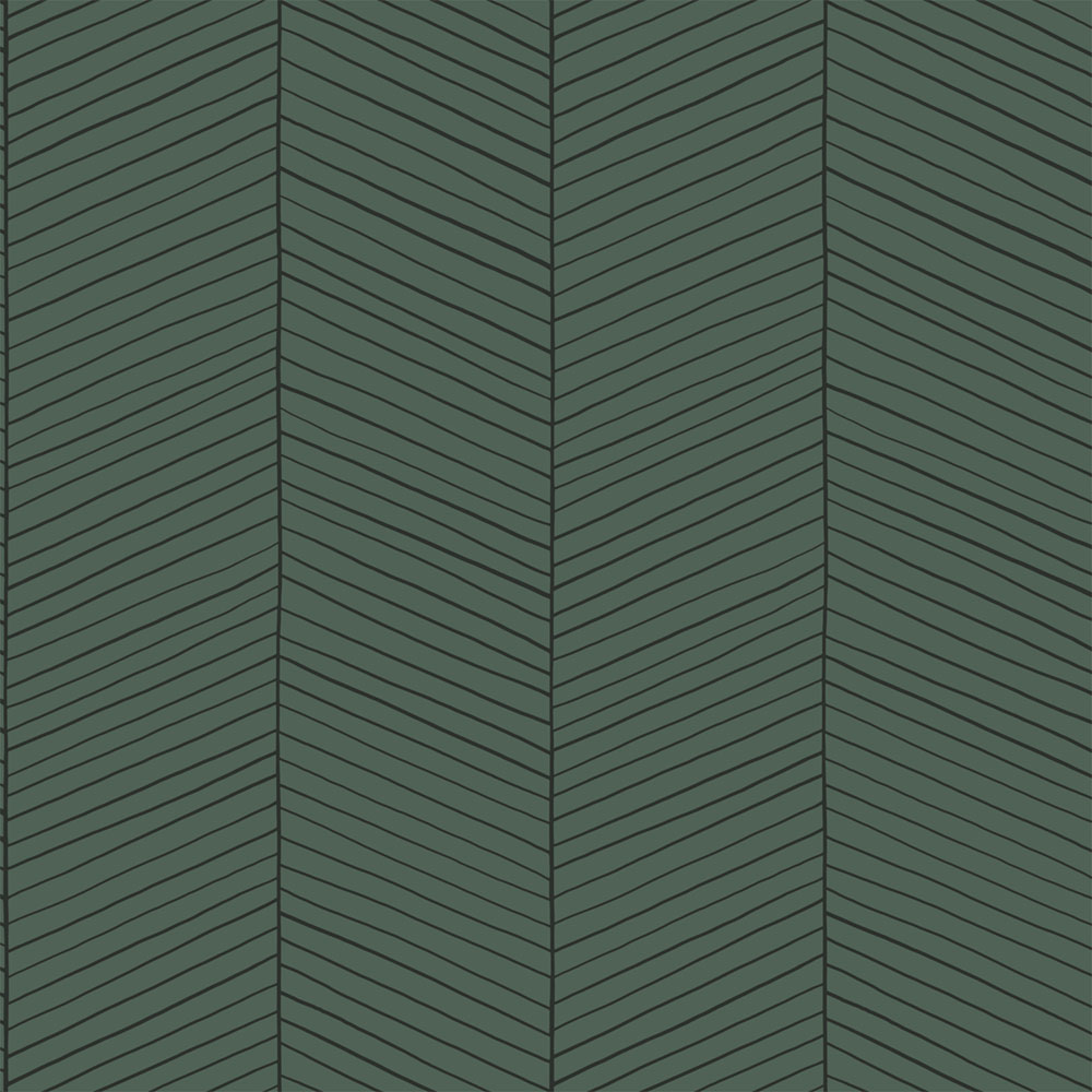 Geometric non-woven wallpaper, green, 139307, Bloom, Esta Home