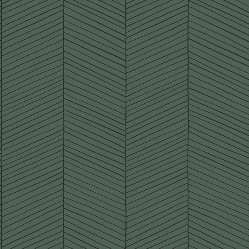 Geometric non-woven wallpaper, green, 139307, Bloom, Esta Home