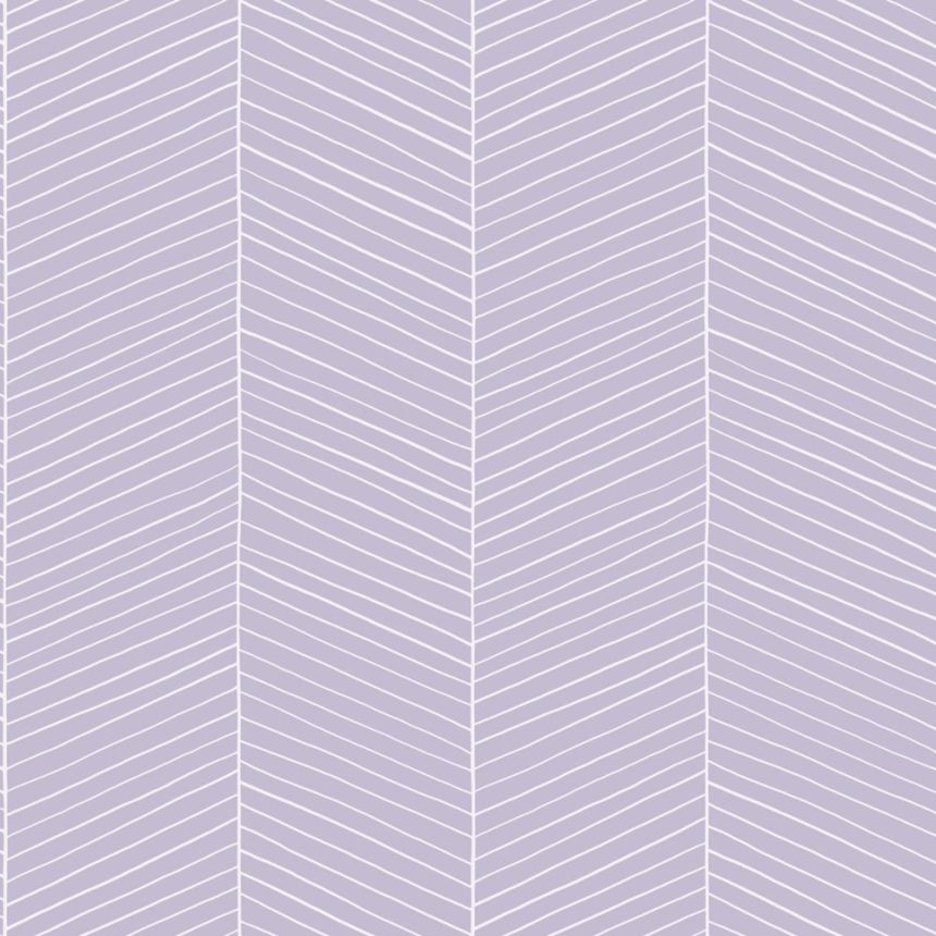 Geometric non-woven wallpaper, purple, 139451, Bloom, Esta Home
