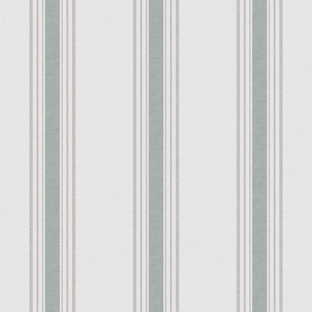Non-woven wallpaper, green, stripes,  9810-4, Essential Stripes, ICH Wallcoverings