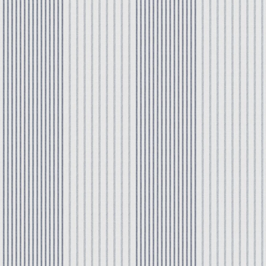 Non-woven wallpaper, blue, stripes,  9811-1, Essential Stripes, ICH Wallcoverings