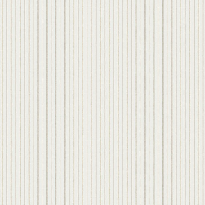 Non-woven wallpaper, beige, stripes,  9818-2, Essential Stripes, ICH Wallcoverings