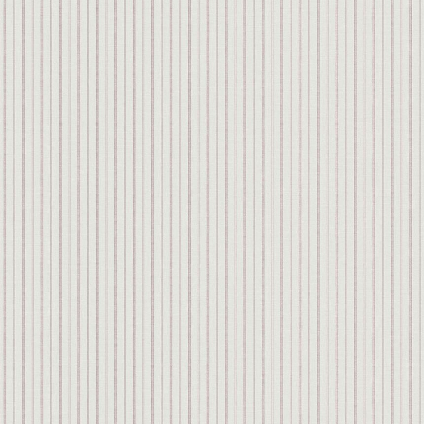 Non-woven wallpaper, red-white, stripes,  9818-4, Essential Stripes, ICH Wallcoverings