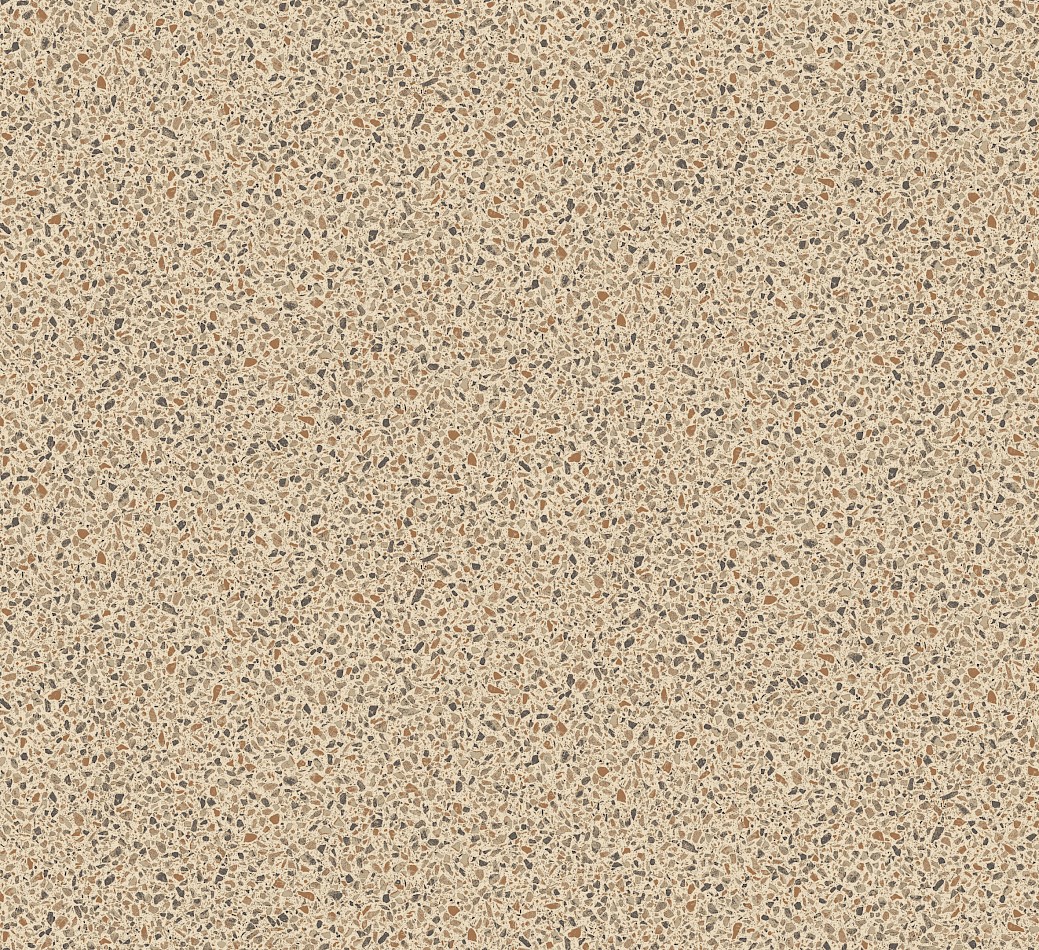 Non-woven wallpaper, brown-gray, stone, terrazzo, ROC006, Rock, Masureel