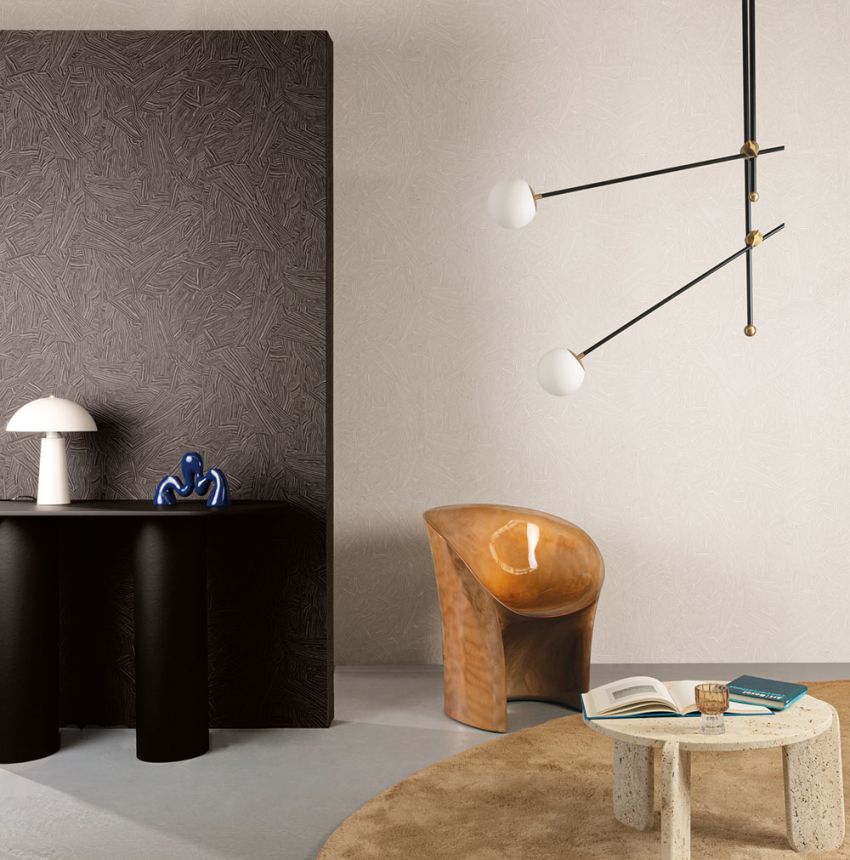Non-woven wallpaper, beige, stone, ROC101, Rock, Masureel