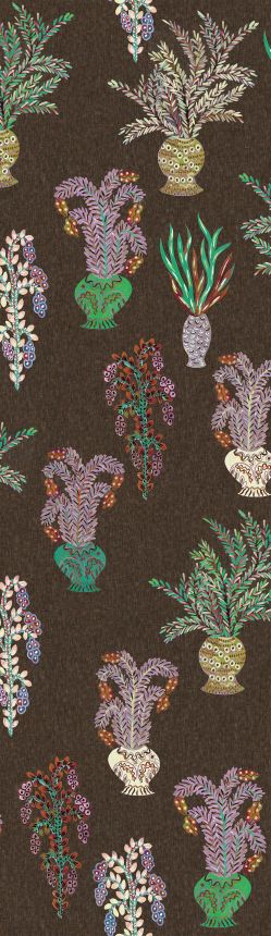 Non-woven wall mural, brown, flowers, DGJOY1031-300, Joy, Masureel