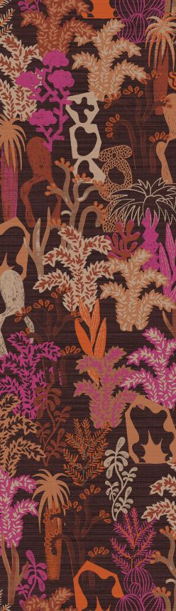 Non-woven wall mural, brown, plants, DGJOY3031-300, Joy, Masureel
