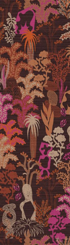 Non-woven wall mural, brown, plants, DGJOY3033-260, Joy, Masureel