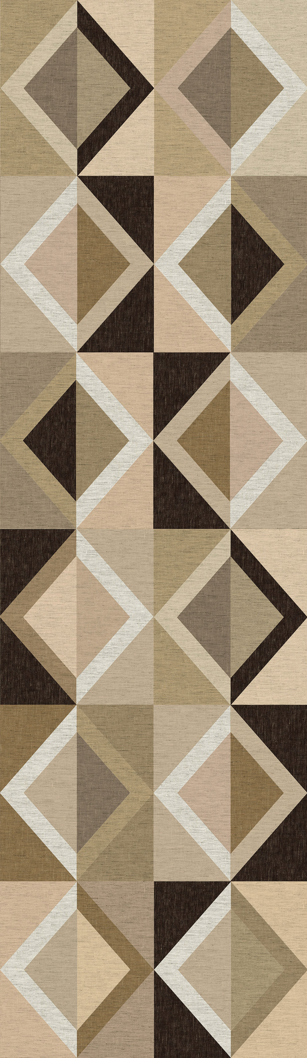 Geometric non-woven wall mural, beige, DGJOY4012-300, Joy, Masureel
