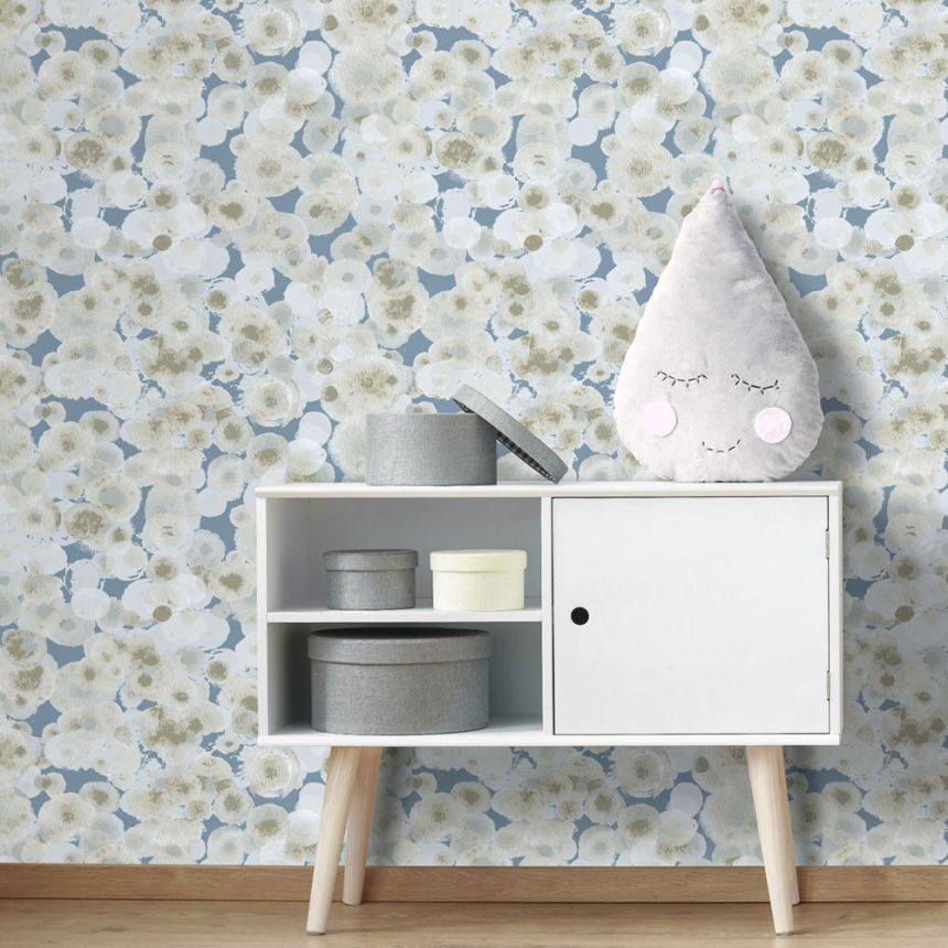 Children's wallpaper, bubbles, M1054-3, Mika,  ICH Wallcoverings
