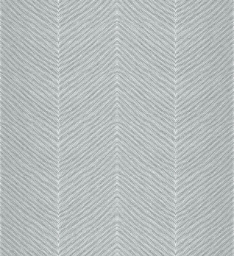 Gray non-woven wallpaper, zig zag pattern, M1803-3, Mika,  ICH Wallcoverings