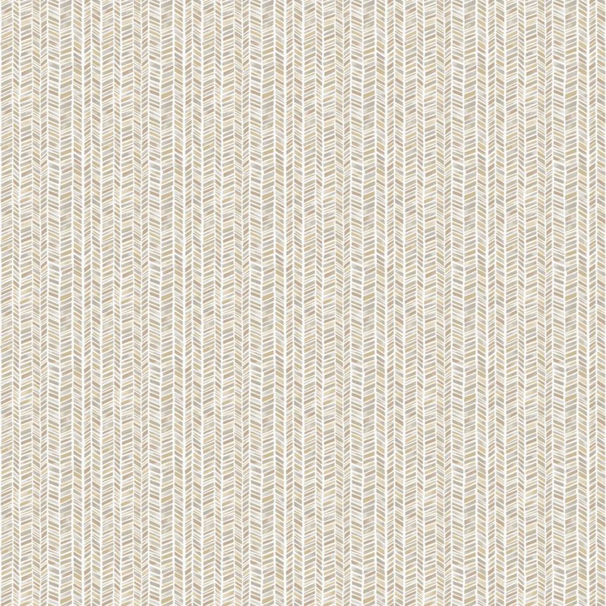 Beige geometric non-woven wallpaper, MG56694, Mika,  ICH Wallcoverings