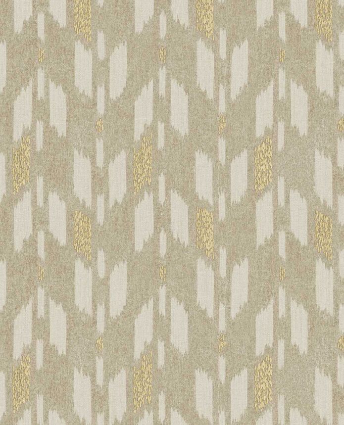 Non-woven wallpaper, beige,  fabric imitation, 340240, Solange, Eijffinger