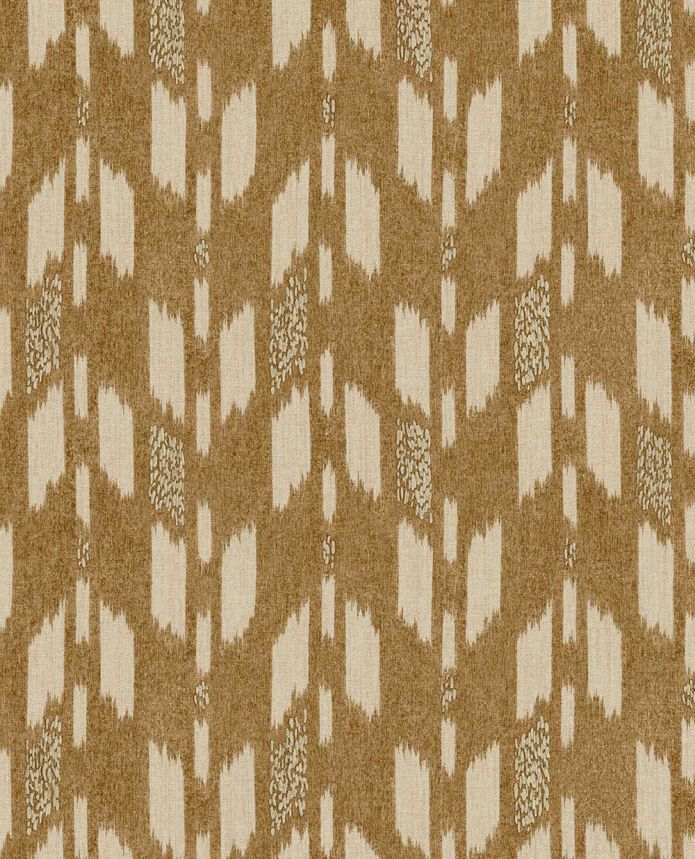 Non-woven wallpaper, brown-beige,  fabric imitation, 340241, Solange, Eijffinger