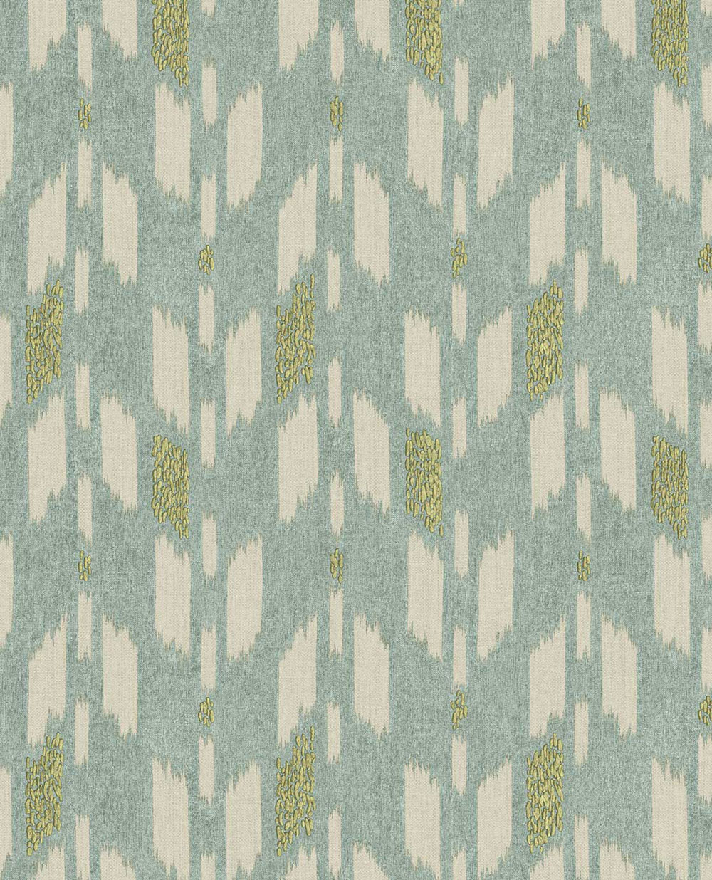 Non-woven wallpaper, green,  fabric imitation, 340243, Solange, Eijffinger