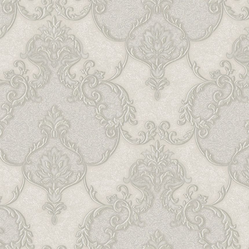 Baroque non-woven wallpaper, gray, 1403-4, Dante, AdaWall