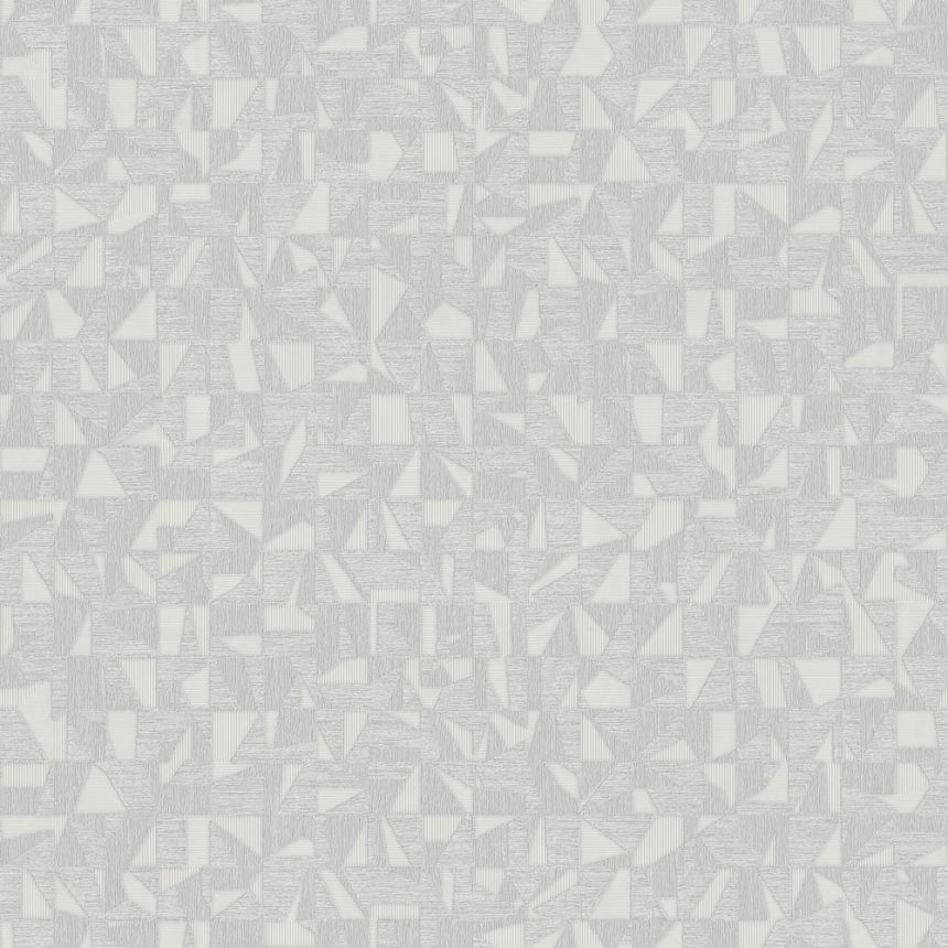 Geometric non-woven wallpaper, grey, 1512-2, Vera, AdaWall
