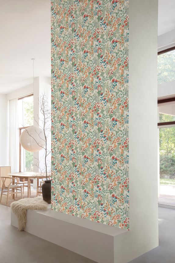Colorful floral wallpaper, A70902, Vavex 2026