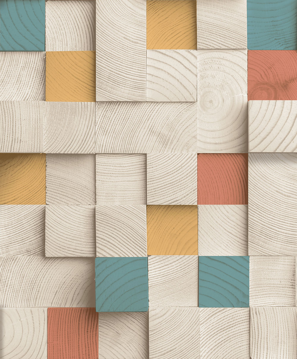 3D non-woven wallpaper, wood paneling imitation, M80101, Artifice, Ugépa