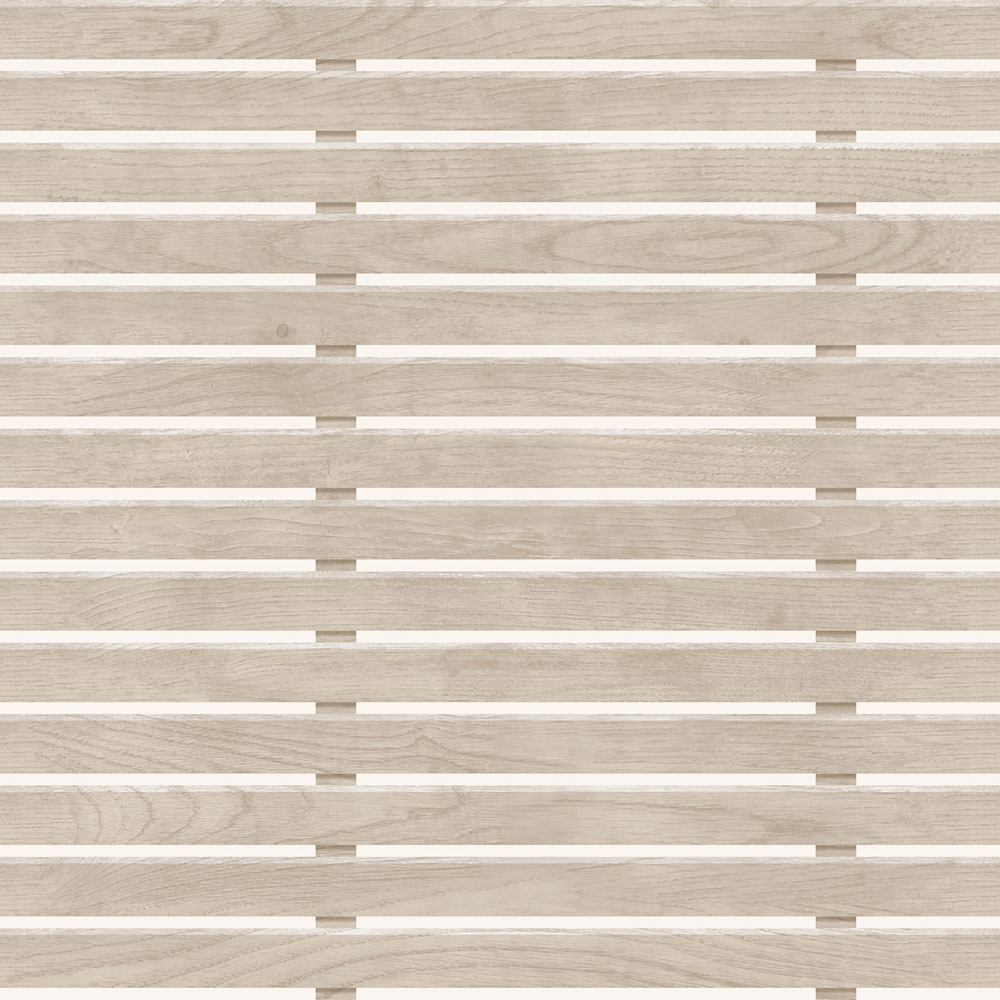 3D non-woven wallpaper, beige, wood imitation, M80687D, Artifice, Ugépa
