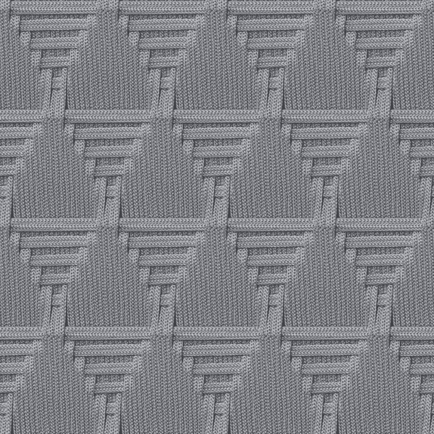Non-woven wallpaper, grey, mat imitation, M68809, Nomade, Ugépa