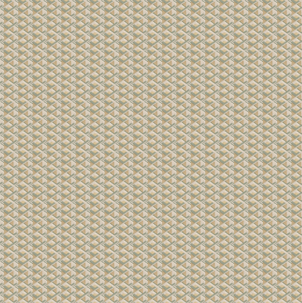 Luxury geometric non-woven wallpaper, green, Z15504, Mini Trend, Zambaiti Parati