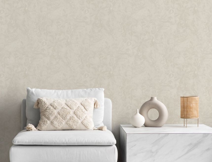 Luxury non-woven wallpaper, cream, stucco plaster, Z15521, Mini Trend, Zambaiti Parati