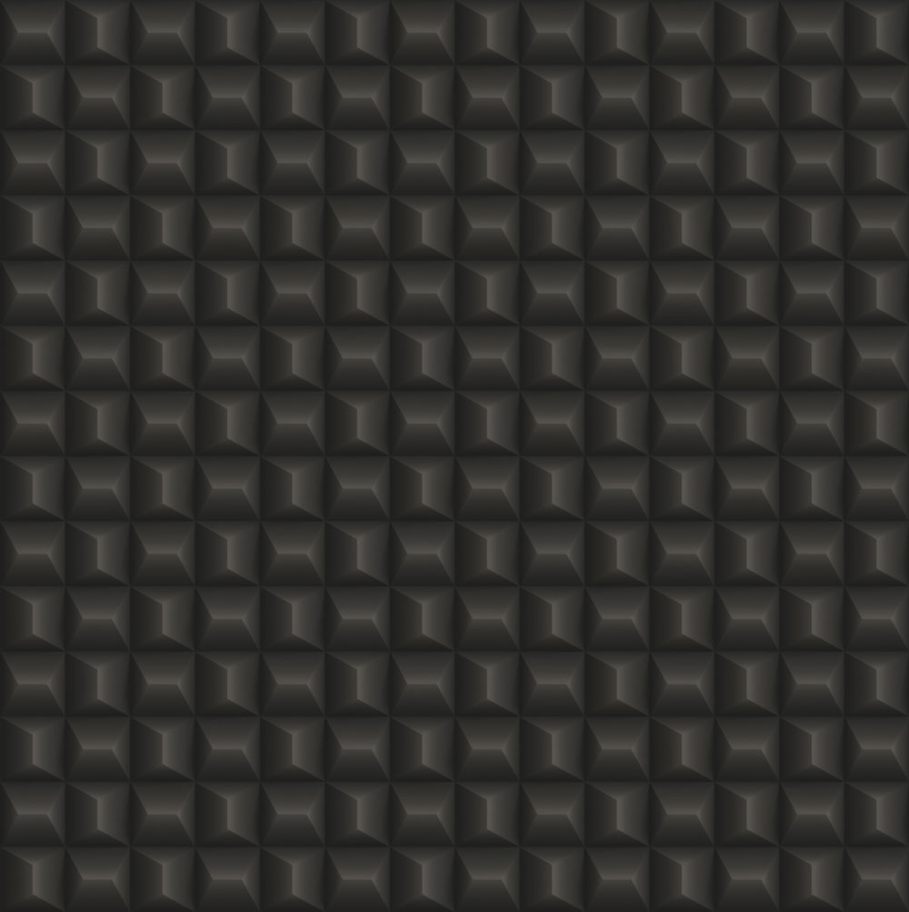 Luxury geometric non-woven wallpaper, black, Z15524, Mini Trend, Zambaiti Parati