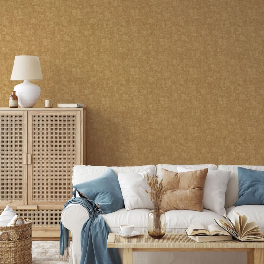 Luxury non-woven wallpaper, grey-cream, fabric imitation, Z15528, Mini Trend, Zambaiti Parati
