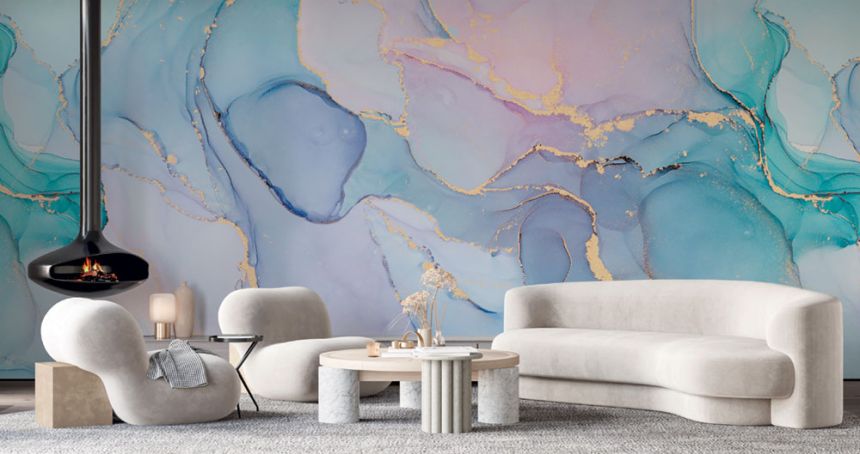 Luxury non-woven wall mural, green, Z15562, Mini Trend, Zambaiti Parati